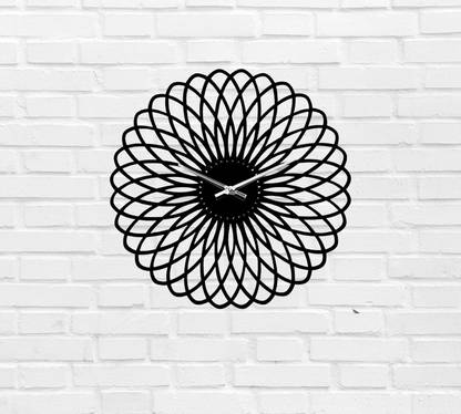 SHREE KRISHNA HANDICRAFTS Circular Wooden Wall Clock for Home Decor, Wooden Handmade Clocks