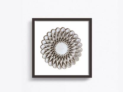 Wayeco Mandala Art Frame, 3D Layered Laser Cutting Mandala Art for Home Decor