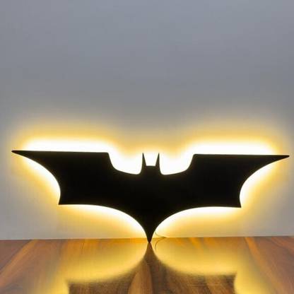 backlitcrafts Batman Batrang Backlit Crafts Small size product color Warm White