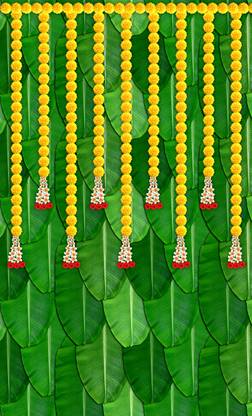 CLASSYPRINT Hanging Flowers Backdrop Decoration