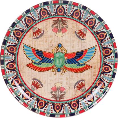 KOLOROBIA The Scarab Beetle Egyptian Decorative Wall Plate 10 Inches
