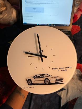 dopestore f40 Ferrari Aesthetic wall clock