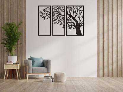 UBLGIFT&CREATIONENT UBL TREE WALL DECORE Pack of 3