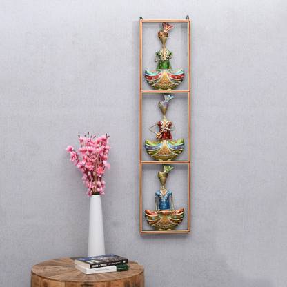 VISHAL ART Wall decor Colour 3 Men frame vertical