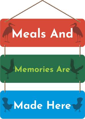 Ankirah Meals And Memories Are Made Here Wall Hanging