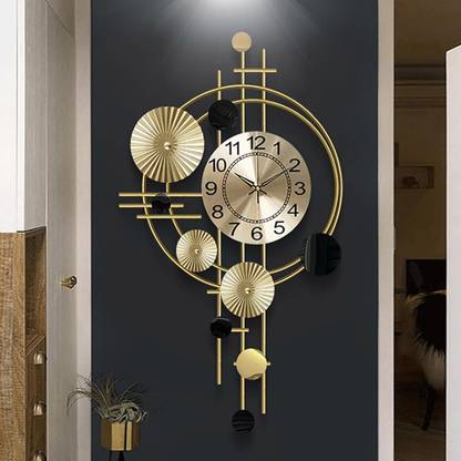 LuxeLookz Analog 76 cm X 41 cm Wall Clock
