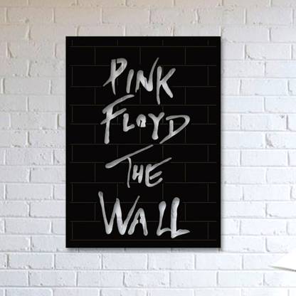 Gojeeva 3D Wall Art PINK FLOYD WALL ART 124(Color-Black,Suitable for Bedroom, Lobby,Dinning Room,Wall) Decorative Showpiece  -  30 cm