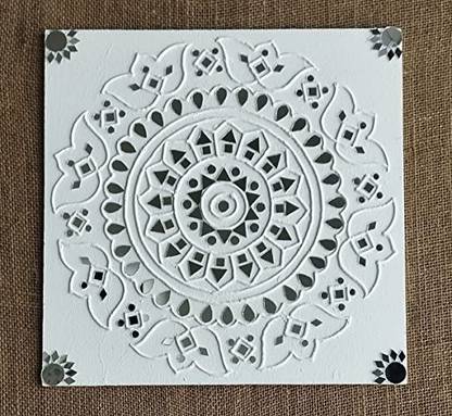 KUTCHCRAFT Kutch Craft Mud and Mirror Art Work Wall Hanging for Home