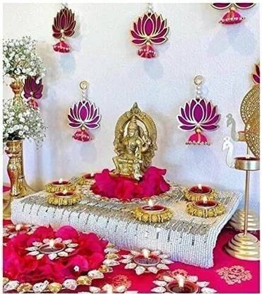 UD HUB door wall hanging toran diwali decoration item for home room main get. Pack of 6