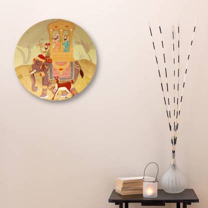 The Art Age Decorative Ceramic Wall Plates (L*B*H -23*2.7*23CM) Wall Plates for Living Room/Wall Plates for Home Decoration/Wall Plates Decor/Wall Plates for Gifting