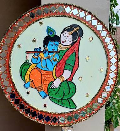 Dukki arts Krishna lippan art