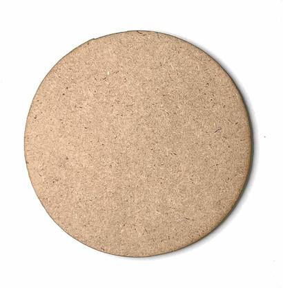 ADIKALA MDF Circle Shape For Any Kind Of DIY, Art & Craft Projects 12.Inch Pack of 6