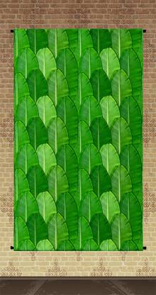 Sukalpa Banana green leaf with 3D Look PORTRAIT Design