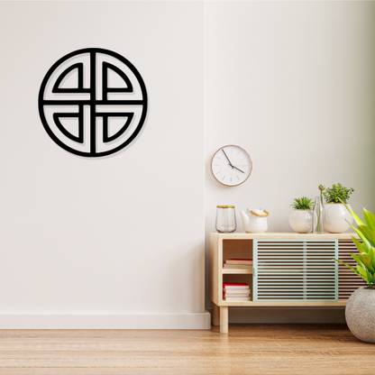 Artrooms Swastik Metal Wall Art - Wall Decoration | Wall Hanging
