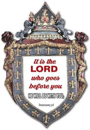 Prarthana Gifts The Lord Who Goes Before You He Will Be with You, Deuteronomy 31:8 (9 X 12)