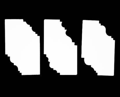 SUPER CS 2+4+7 Pop Design Farma design for False ceiling design & Pop Minus Plus . Pack of 3