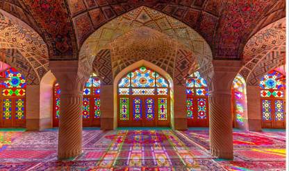 Backdropon Vintage Medieval Design Printed Fabric Backdrop (5Feet Height & 8Feet width)