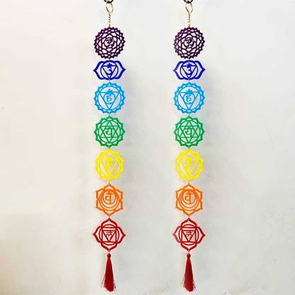 Creative gifting 7 Chakra -Set Of 2 Acrylic Pack of 2