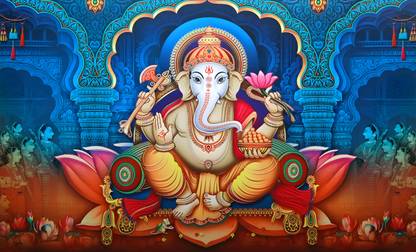 classyprints shree ganesh backdrop backgraund decortion and pooja