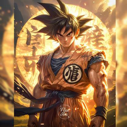 PrintHatke Premium Acrylic Anime Photo Wall Frame, Dragon Ball Z