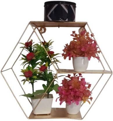Ilahihandicraft metal wall shelf home decor multiple