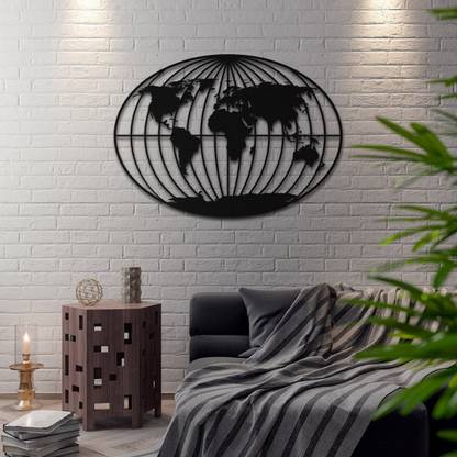 SVSDECO 3D Wall Art Orbis 109(Black)