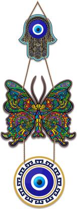 Artvibes Beautiful Butterfly Wooden Wall Hanging For Home Decor | Wall Accents (WH_8501N)