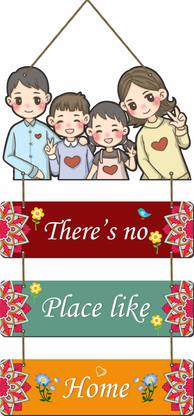 CW Crafts World Designer Wooden Printed Wall Hanging For Home Decor, Living Room|