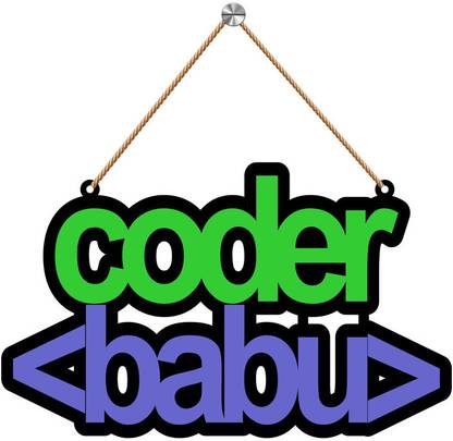 Regalocasila Coder Babu Quotes Wall Hanging Motivational Quotes Wall Hangings