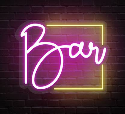 G G Decor BAR Led Light for Decorative Sign Wall / Decor for Party Bar Pub Hotel