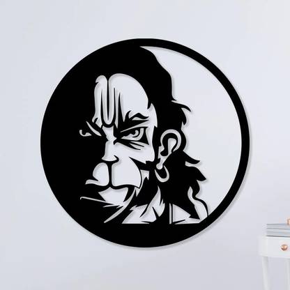 BOOGY Hanuman Ji Wall Hanging Wall Art Wall Decor Home Decor Hanuman 18 Inches