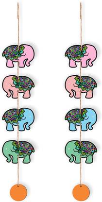 APS Art Plus Store Elephant Wall Hanging For Wall Decor, Designer Wall Hanging For Decor Wall Pack of 2