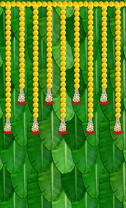HARSHAD CREATION Traditional Backdrop for Pooja Decoration Altar Cloth
