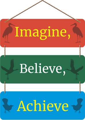 Ankirah Imagine Believe, Achieve Wall Hanging