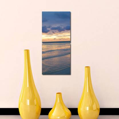 999 Store Multiple Frames Printed Cloudy Weather Modern Wall Art Painting -2 Frames (76x25 cm)