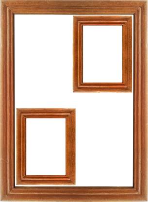 mperor Wall Deco Teak Wooden Photo Frame size (12x9, 3.2x4) in