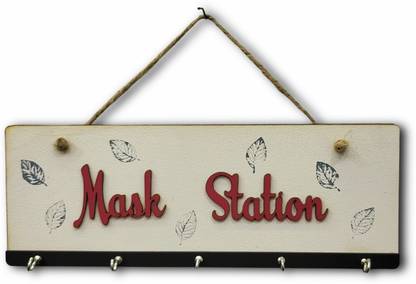 Chalk My Theme Mask Station with hooks