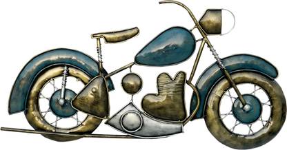 Royal Heritage crafts Metal Wall Hanging Bike Wall Art for Home Decor