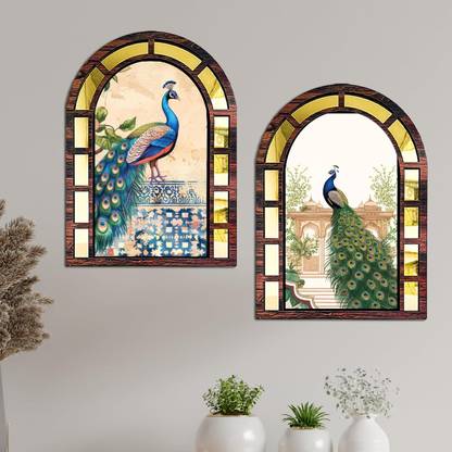 APS Art Plus Store Wall Hanging Decorative Items | Wall Decoration Material | Jharokha Hanging Wooden Jharokha