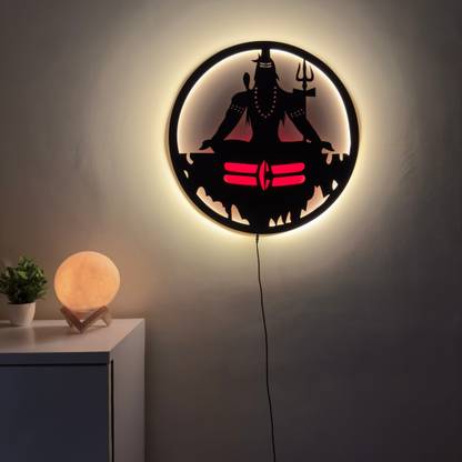 The Gifting Kingdom Mahadev Shiv Ji LED Wall Decor Light