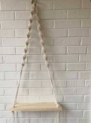 Royalmacrame Wall Hanging Shelf Modern Chic Woven Macrame Tapestries, Wall Art Home Decor