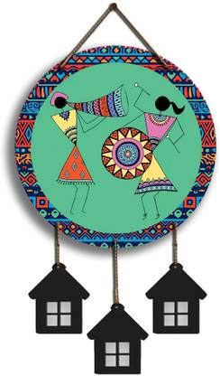 SHAJOC APPEALING TRIBAL ART DESIGN WALL HANGING UV PRINTED