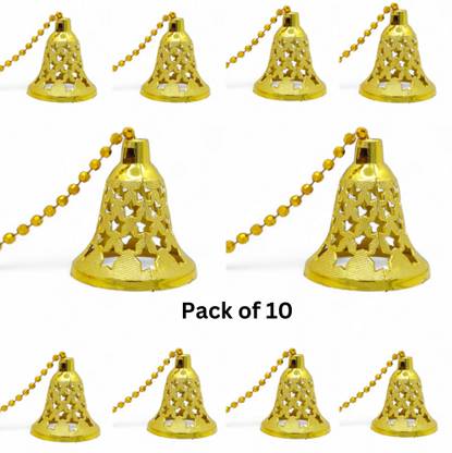 veepearls Star Design Hanging Bells for Home, Diwali, Christmas & Other Decorations, Pack of 10