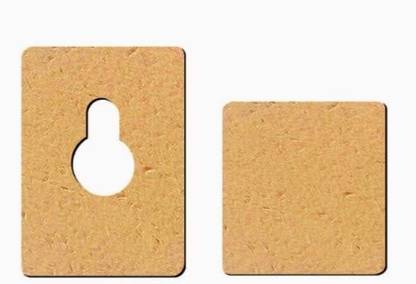 Printfry MDF Pine Hook for Hanging Art Boards | Mandala | Resin | Pouring Pack of 10