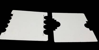 RAVIKANOJIYA POP Farma Moulding001+Nailing001 design False ceiling design and Pop Minus Plus Pack of 2