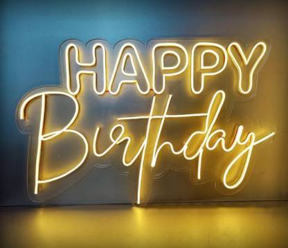 GetGoods Neon Light Happy Birthday
