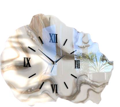 SaashiStore agate marble effect wall clcok