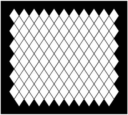 decalbazaar Rhombus Shape Pattern
