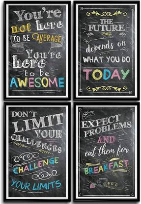 Proxoto Motivational Black Girl Wall |Art Wall Hanging For Home Decoration