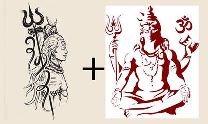 VI COLLECTIONS red shiva +half-black-shiva